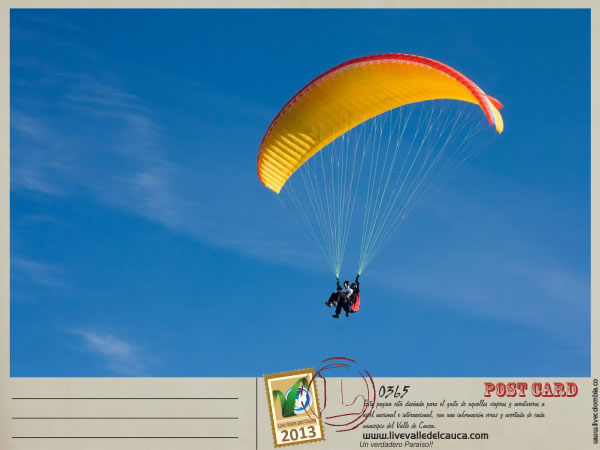 Vuelo en Parapente en Roldanillo Valle